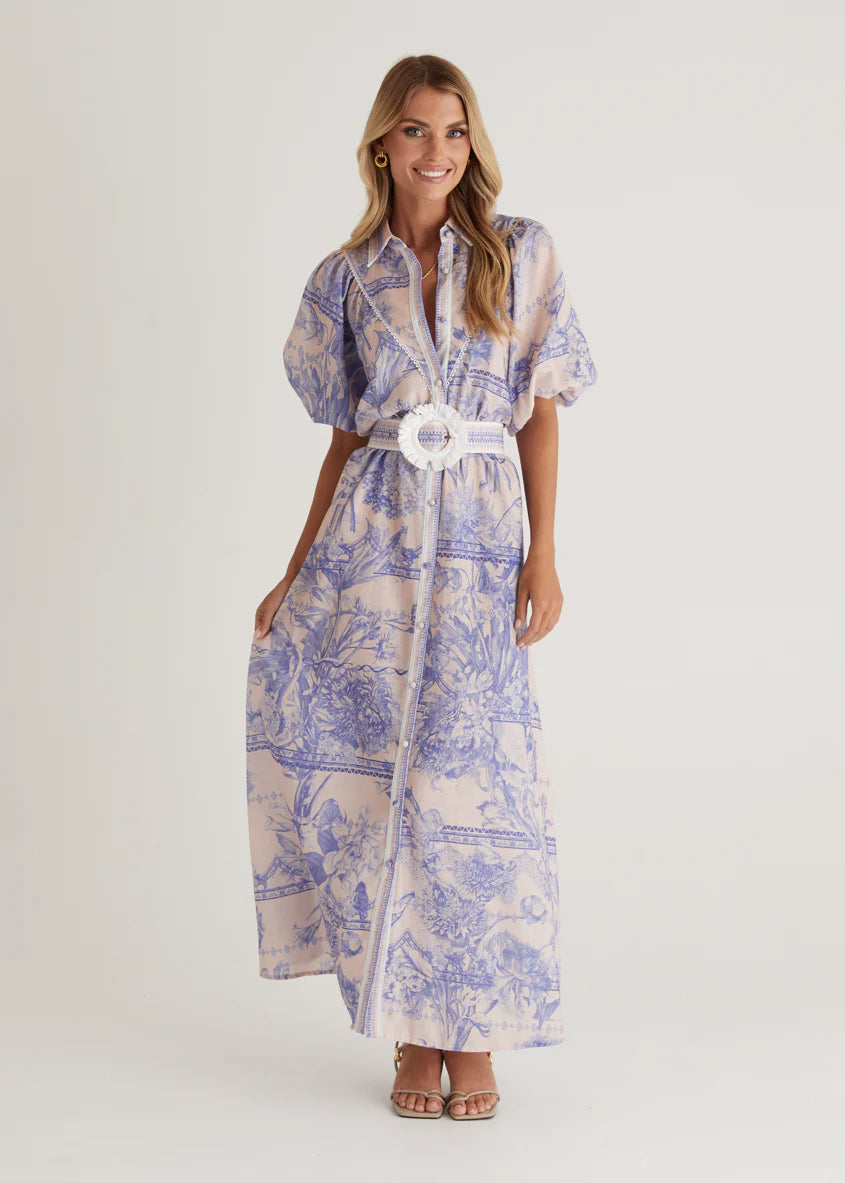 Jolene Maxi Dress - Porcelain